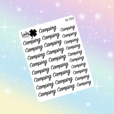 Camping stickers