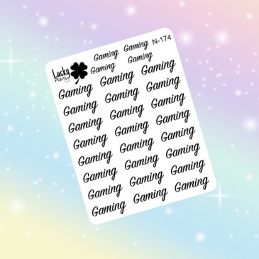 Gaming stickers