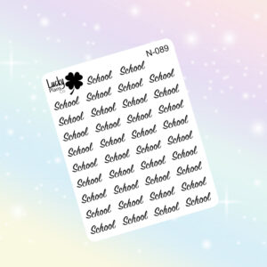 School stickers